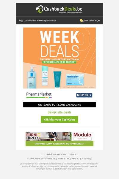 Bekijk nu de deals van Pharmamarket!