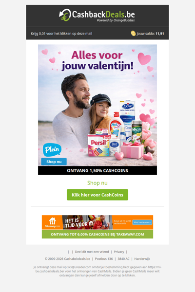 Alles voor jouw Valentijn met korting bij Plein!