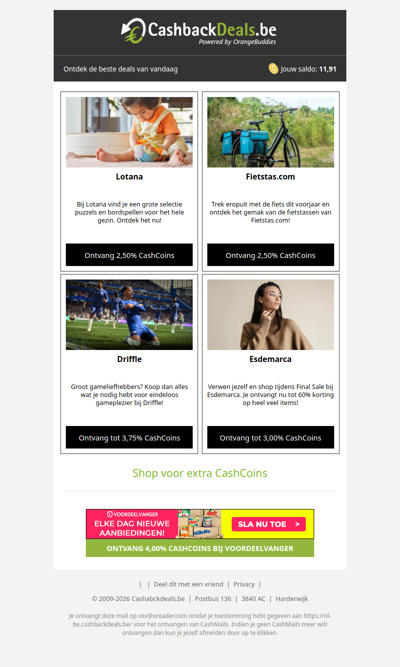 Ontdek deze 4 nieuwe deals van de week