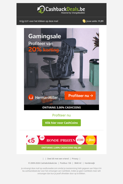 20% korting tijdens de gamingsale!