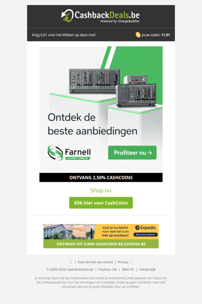 Ontdek de beste aanbiedingen bij Farnell!