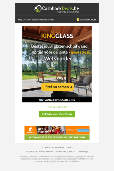 Bestel jouw glazen schuifwand op tijd voor de lente!