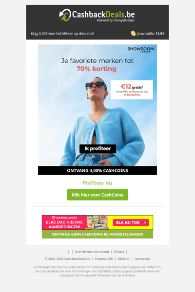 Tot 70% korting op jouw favoriete merken