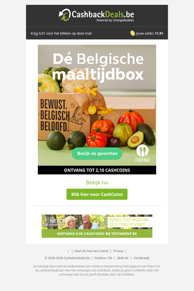 Ontdek dé Belgische maaltijdbox van Foodbag