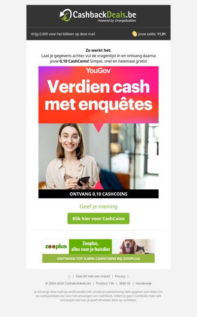 Verdien geld met jouw mening!