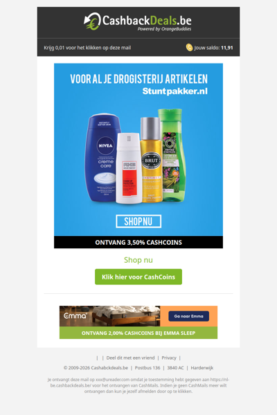 Al je drogisterij artikelen bij Stuntpakker!