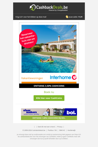 Reserveer nu het vakantiehuis van jouw dromen!