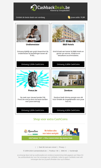 Ontdek deze 4 nieuwe deals van de week