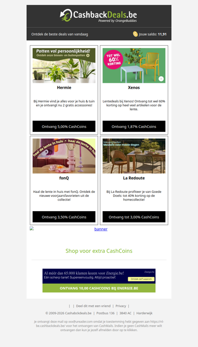 Maak je huis & tuin klaar voor de lente met deze 4 deals!