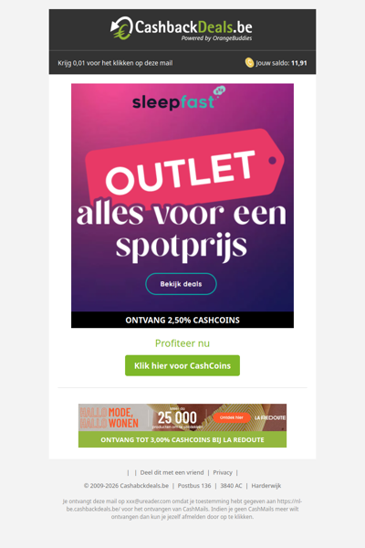 Alles voor een spotprijs bij Sleep Fast!