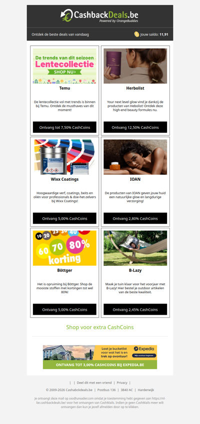 6 nieuwe deals die je niet mag missen!