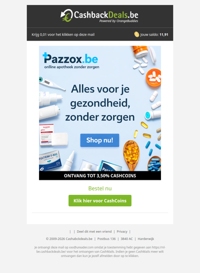 Alles voor je gezondheid, zonder zorgen!