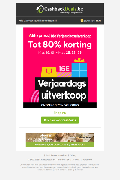 AliExpress 16de verjaardagsuitverkoop: tot 80% korting