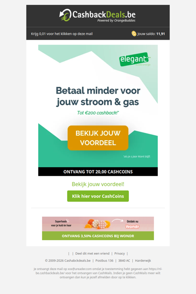 Betaal minder voor jouw stroom & gas!