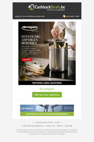 Eenvoudig asperges bereiden met 40 EUR korting!