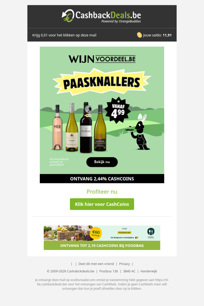 Profiteer van paasknallers bij Wijnvoordeel!