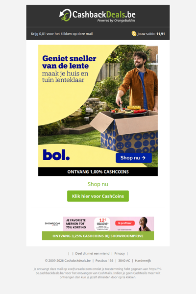 Geniet sneller van de lente met bol.