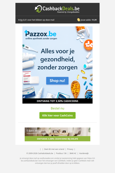 Alles voor je gezondheid, zonder zorgen!