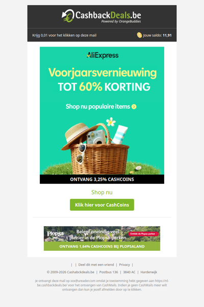 Voorjaarsvernieuwing bij AliExpress: tot 60% korting!