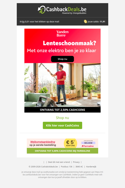 Alles voor de lenteschoonmaak bij Vanden Borre!