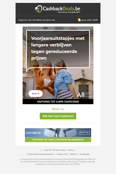 Voorjaarsuitstapjes tegen gereduceerde prijzen bij All Accor!