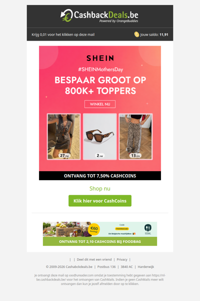 Bespaar groot op 800K+ toppers bij SHEIN!