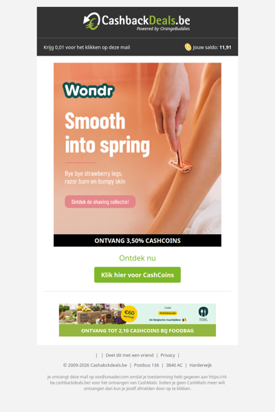 Smooth de lente in met WONDR!