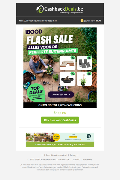 Flash sale bij iBOOD!