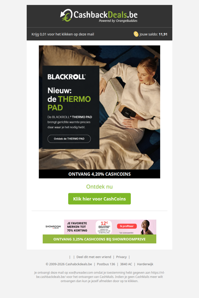 Nieuw bij BLACKROLL: de THERMO PAD