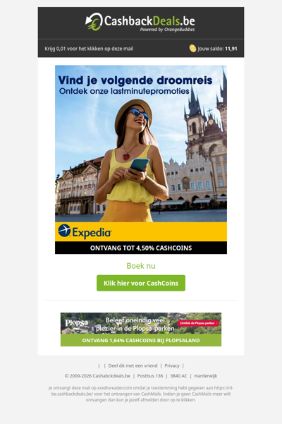 Vind je volgende droomreis en bespaar 20%!