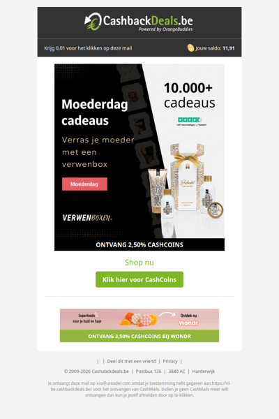 Shop jouw moederdagcadeau bij Verwenboxen!