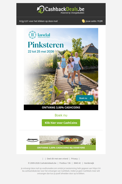 Vier Pinksteren bij Landal GreenParks!