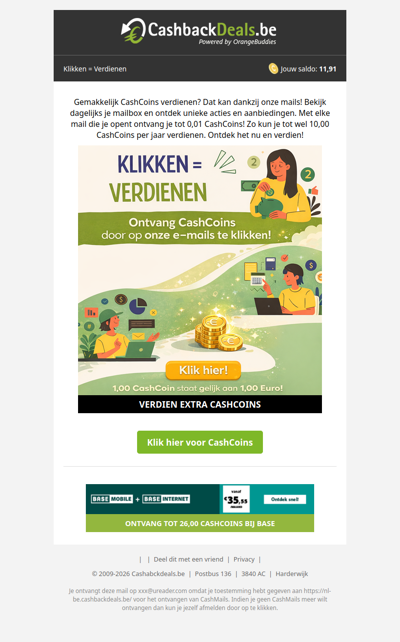 sfefd, eenvoudig meer CashCoins verdienen!