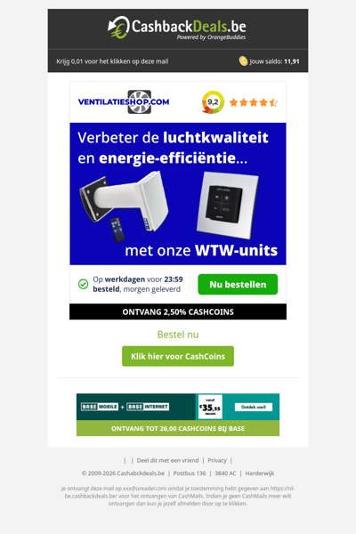 Verbeter de luchtkwaliteit in huis!