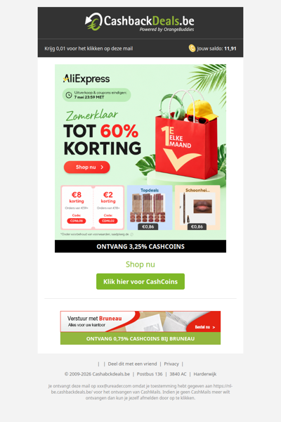 Zomerklaar met AliExpress: tot 60% korting!