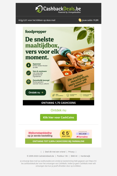 Ontdek Foodprepper, de snelste maaltijdbox!