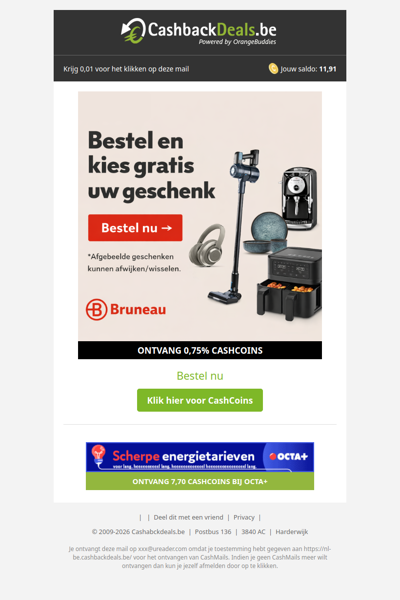 Kies jouw gratis geschenk!