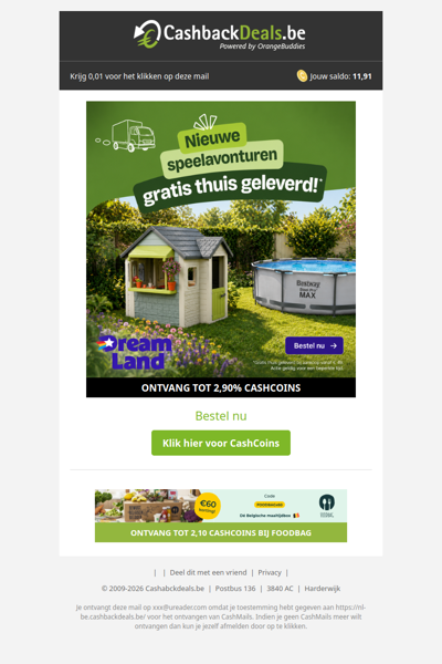 Nieuwe speelavonturen gratis thuis geleverd!