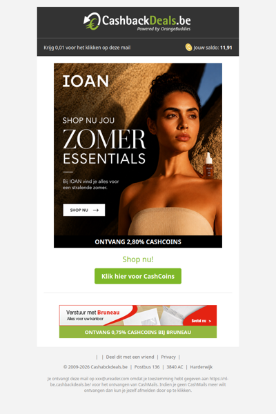 Stralend de zomer in met IOAN