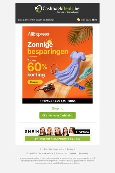 Zonnige besparingen bij AliExpress: tot -60%!
