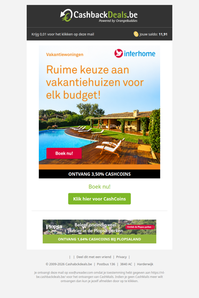 Boek nu jouw perfecte vakantiehuis met Interhome