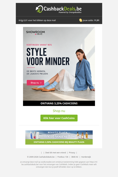 Shop jouw favoriete merken met mega korting bij Showroomprive
