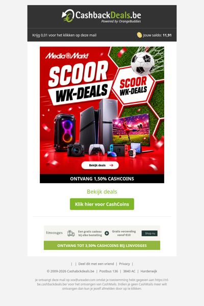 Scoor waanzinnige WK-deals bij MediaMarkt