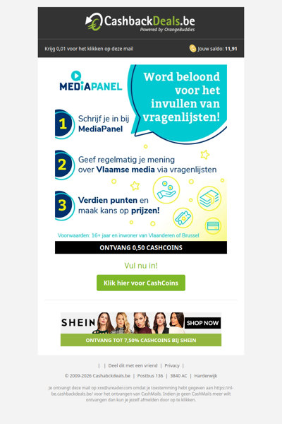 Vul vragenlijsten in en maak kans op prijzen!