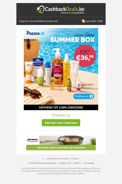 Profiteer nu van de exclusieve Pazzox Summer Box