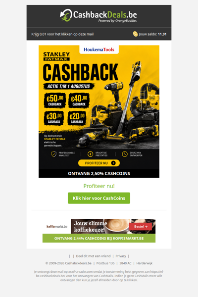 Krachtige prestaties en cashback voordelen bij HoukemaTools