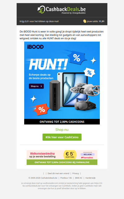 iBOOD HUNT staat weer vol met deals die je niet wilt missen