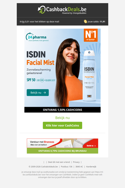 Bescherm je huid overal met ISDIN Facial Mist SPF 50