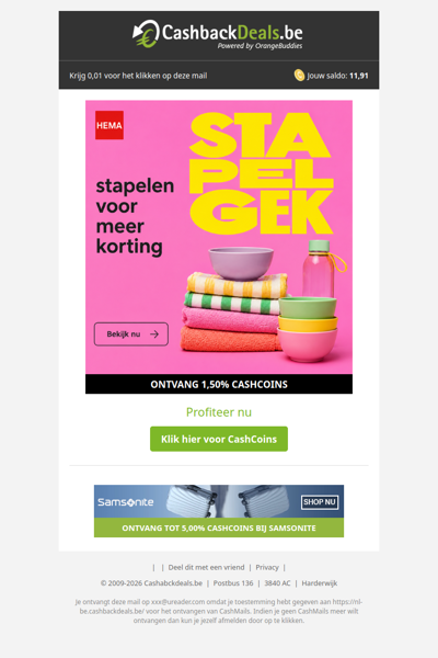 Profiteer nu van stapelkorting op jouw favorieten