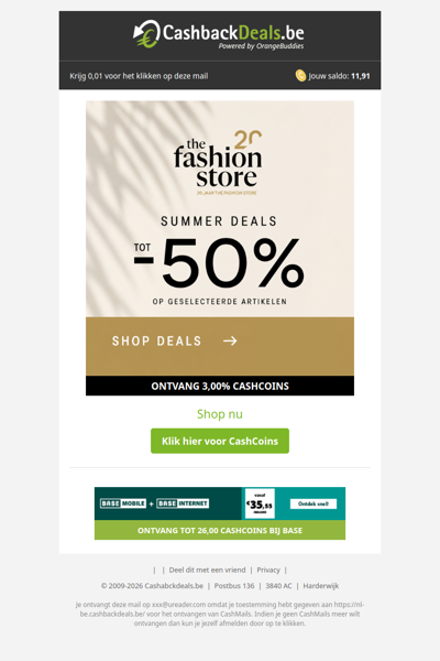Summer Deals: tot 50% korting op geselecteerde items